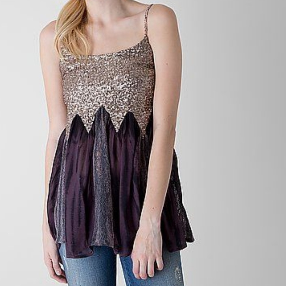 Gimmicks By BKE Sequin Tank Top
